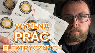 Wycena prac elektrycznych - wymiana instalacji w żelbecie - wielka płyta