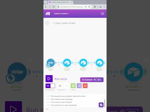 Sync your Stripe payments with make.com #automation #make.com #stripe #luminysai