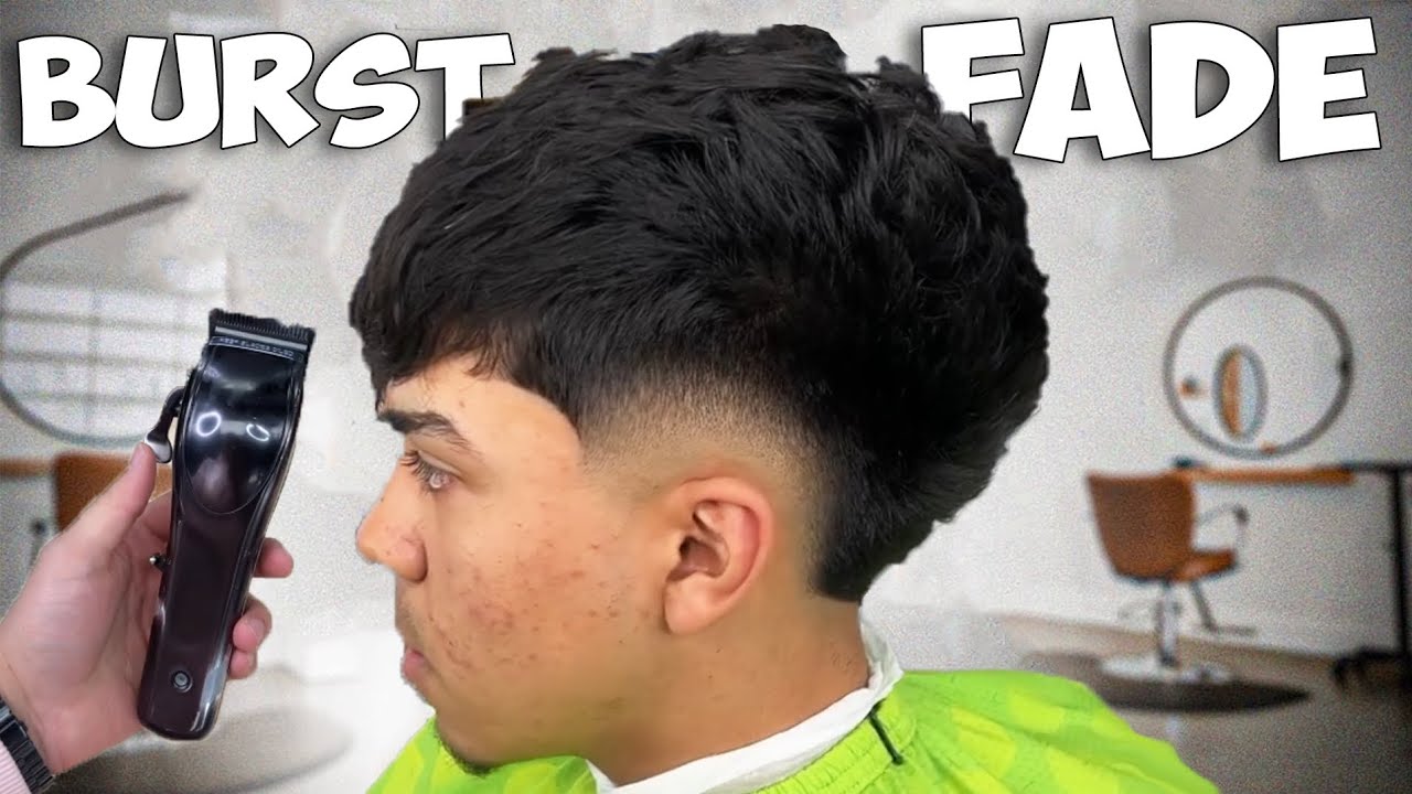 Stylish Burst Fade Haircut | Step-by-Step Burst Fade Tutorial - YouTube