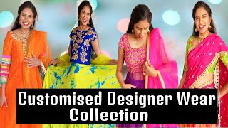 నా Customized Designer Dresses collection in Telugu || Anu Vlogs USA Telugu