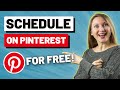 How to Schedule Pins on Pinterest for FREE in 2023