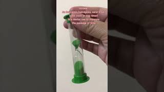 Using hourglass (sand timer) on kids toothbrushing, effective or not? #shorts #teeth #brushingteeth