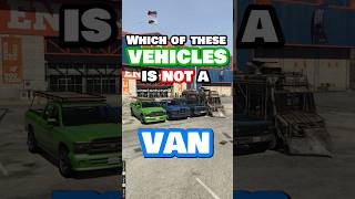 Which of These Vehicles is NOT a Van?