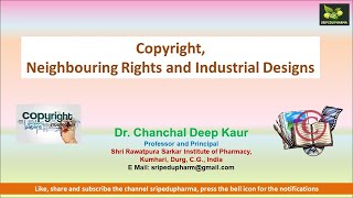 Copyright, Neighbouring Rights and Industrial Designs