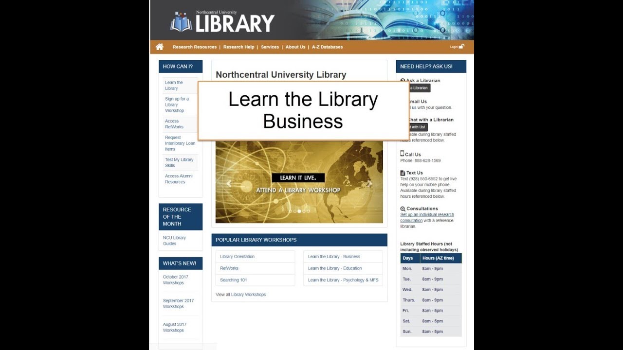 Learn The Library Business - YouTube