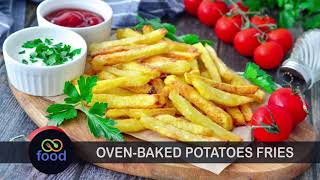 326 Oven baked potatoes fries | Cooking | At Home | Fast | Delicious | Second Courses