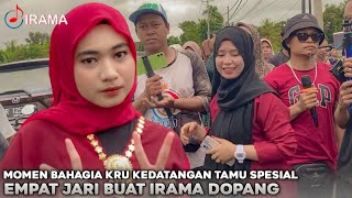 MOMEN BAHAGIA KRU KEDATANGAN TAMU SPESIAL | EMPAT JARI BUAT IRAMA DOPANG