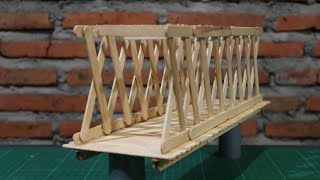Diy popsicle stick truss bridge  - 109