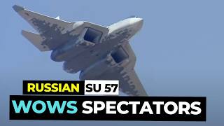 Russian Su-57 wows spectators with stunning performance at Aero India 2025