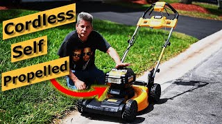 DeWalt Cordless Lawnmower Tool Review DCMWSP244U2 Worth it?