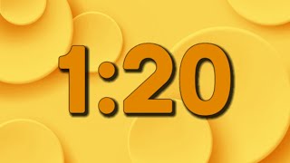 1 Minute 20 Seconds Countdown Timer With Soundeffect