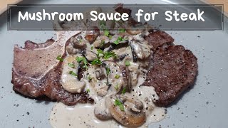 Mushroom Sauce untuk Steak