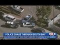 Police Dog Takes Man Down After Police Chase Through South Bay