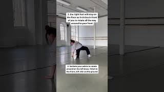 EASY floorwork tutorial 🫶🏻 #choreography #contemporarydance #floorwork #dance #acro #dancetips