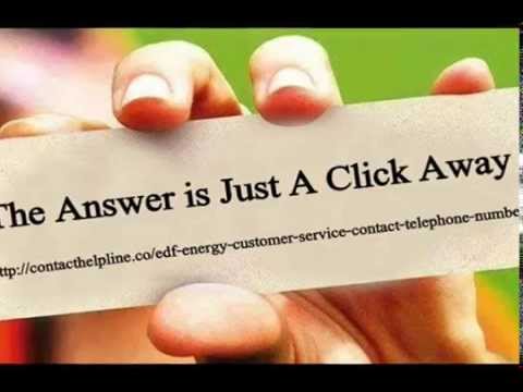 Dial EDF Contact Number And Get To Know More About The Company - YouTube