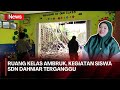 Ruang Kelas Ambruk di SDN Dahniar, Aktivitas Belajar Mengajar Terpaksa Pindah ke Perpustakaan