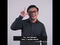 in 60 seconds malaysian sign language for beginners