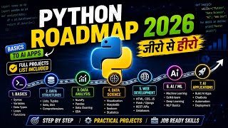 ๐ Python Complete Roadmap 2026 | Zero to AI Developer ๐ | Learn Python in Hindi