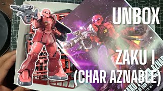 แกะกล่องส่องแผง MS-05 Zaku I Char aznable [ค่าย??]