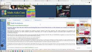 Math-Aids.com Overview