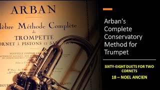 Arban's Complete  Conservatory Method for Trumpet - 68 DUETS - 18 NOEL ANCIEN