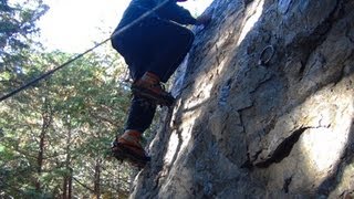 岩登り技術講習会（日和田山201211）