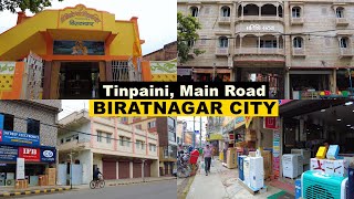 Biratnagar City Walk - Tinpaini - Main Road [4K🇳🇵] Virtual Walking Tour 2022, Nepal