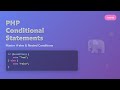 PHP Conditional Statements: if, else, elseif Explained for Beginners