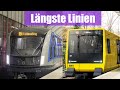 Was ist die LÄNGSTE U-Bahn Linie Deutschlands? | Top 5