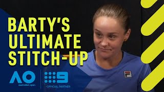 Ash Barty gets stitched-up - Australian Open | Wide World of Sports