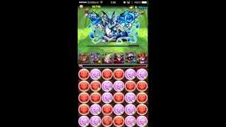 パズドラ【蒼の華龍】地獄級　呂布ｘ赤ソニア　悪魔パ　ノーコン