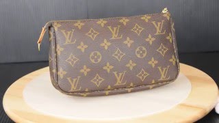 ilovekawaii C01686 - Louis Vuitton Monogram Pochette Accessoires Hand Pouch M51980