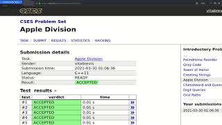[CSES][Introductory Problems] Apple Division