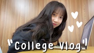 VLOG 一天加了三個男生微信！大學生春季穿搭、籃球四強賽、寫論文！大陸大學vlog。