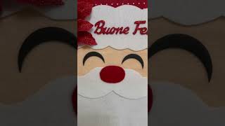 Fuori porta Natalizio babbo natale “buone feste”