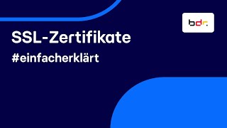 #einfacherklärt: SSL-Zertifikate | Ein Produkt der Bundesdruckerei