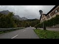 swiss bicycling pragelpass from glarus in fall 4k