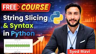 String Slicing in Python Explained | Basic Syntax of Slicing | Python Tutorial for Beginners