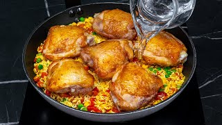 I would eat this 3 times per day! Mexican style chicken, on the pan