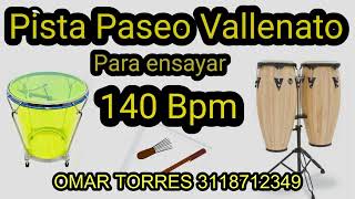 PISTA PASEO VALLENATO 140 BITS . OMAR TORRES TUTORIALES,