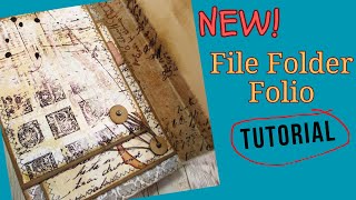 NEW! File Folder Folio Journal Tutorial
