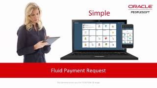 PeopleSoft Fluid Payment Request