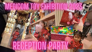 MEDICOM TOY EXHIBITION 2023 レセプションパーティーに行ってきたよ! Bearbrickメディコムトイエキシビション　東京子連れお出かけ　表参道ヒルズ