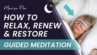 Guided Meditation BEFORE SLEEP - Relax \u0026 Let Go Of The Day | Marisa Peer