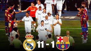 Реал Мадрид: Барселона, 11:1,Ла Лига
