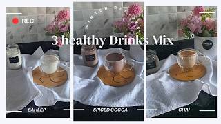 Fall In LOVE With These 3 Delicious DRINKS MIX IDEAS SAHLEP , SPICED COCOA \u0026 CHAI