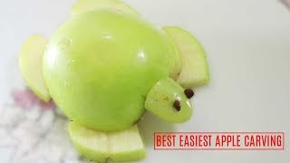 BEST EASIEST APPLE CARVING TRICKS FOR KIDS | STUPID TRICKS TO TRY