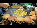 Special Egg Burger of India  Omlet Pav Making  Indian Street Food