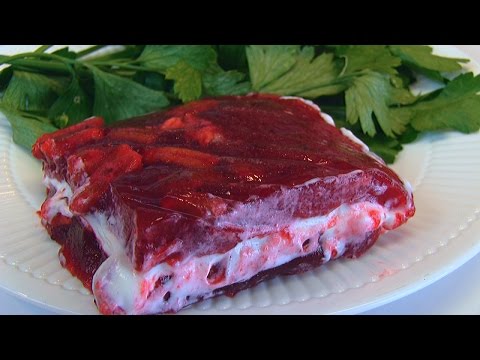 Betty's Holiday Cranberry-Sour Cream Salad for Christmas Betty's Holiday Cranberry-Sour Cream Salad for Christmas
