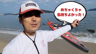 SUP選手が海でローイングを味わう！Coastal SUP Rowing